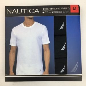 New Nautica Men's Crew Neck Classic Fit T-shirt